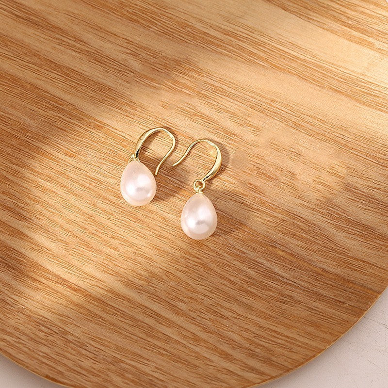 Women's French Fashion Pearl Earrings-Jewearrings