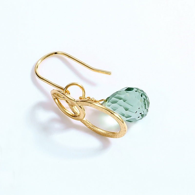 9K Gold Semi-Handmade Fashion Earrings-Jewearrings