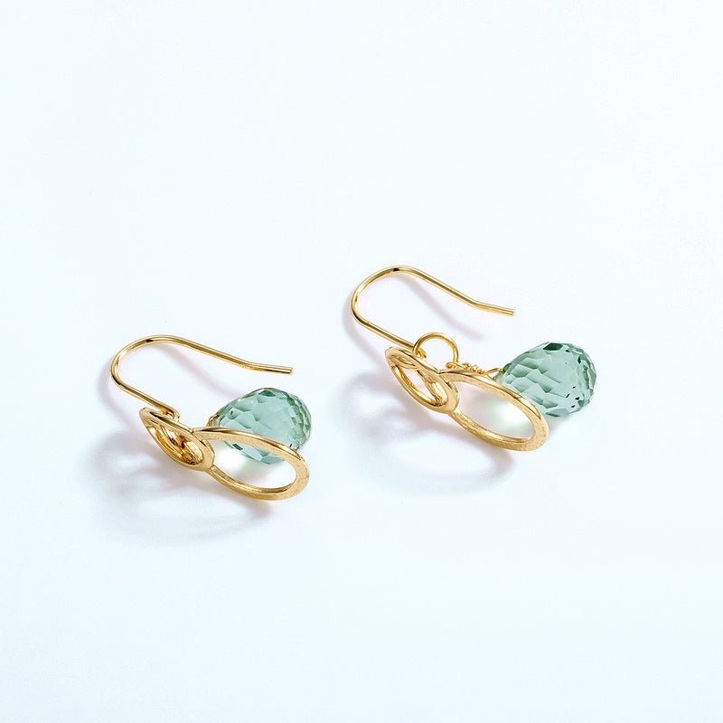 9K Gold Semi-Handmade Fashion Earrings-Jewearrings