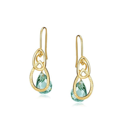 9K Gold Semi-Handmade Fashion Earrings-Jewearrings