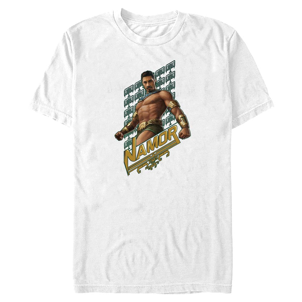 Men's Marvel Black Panther Wakanda Forever Namor Name T-Shirt