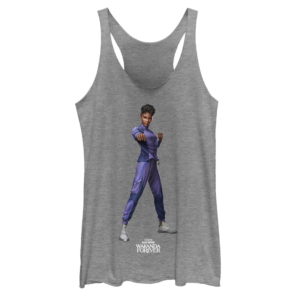 Junior's Marvel Black Panther Wakanda Forever Shuri Blank Tank Top