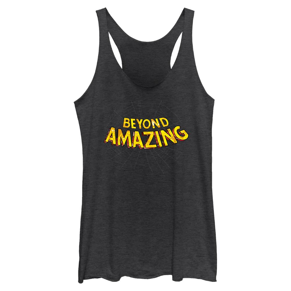 Junior's Marvel Spider-Man Beyond Amazing WEB BEYOND SPIDEY Tank Top