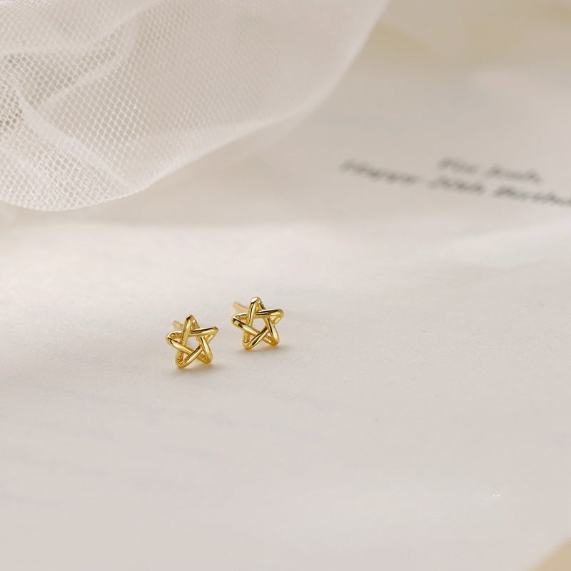 Silver Stud Earrings For Women Special-interest Design-Jewearrings