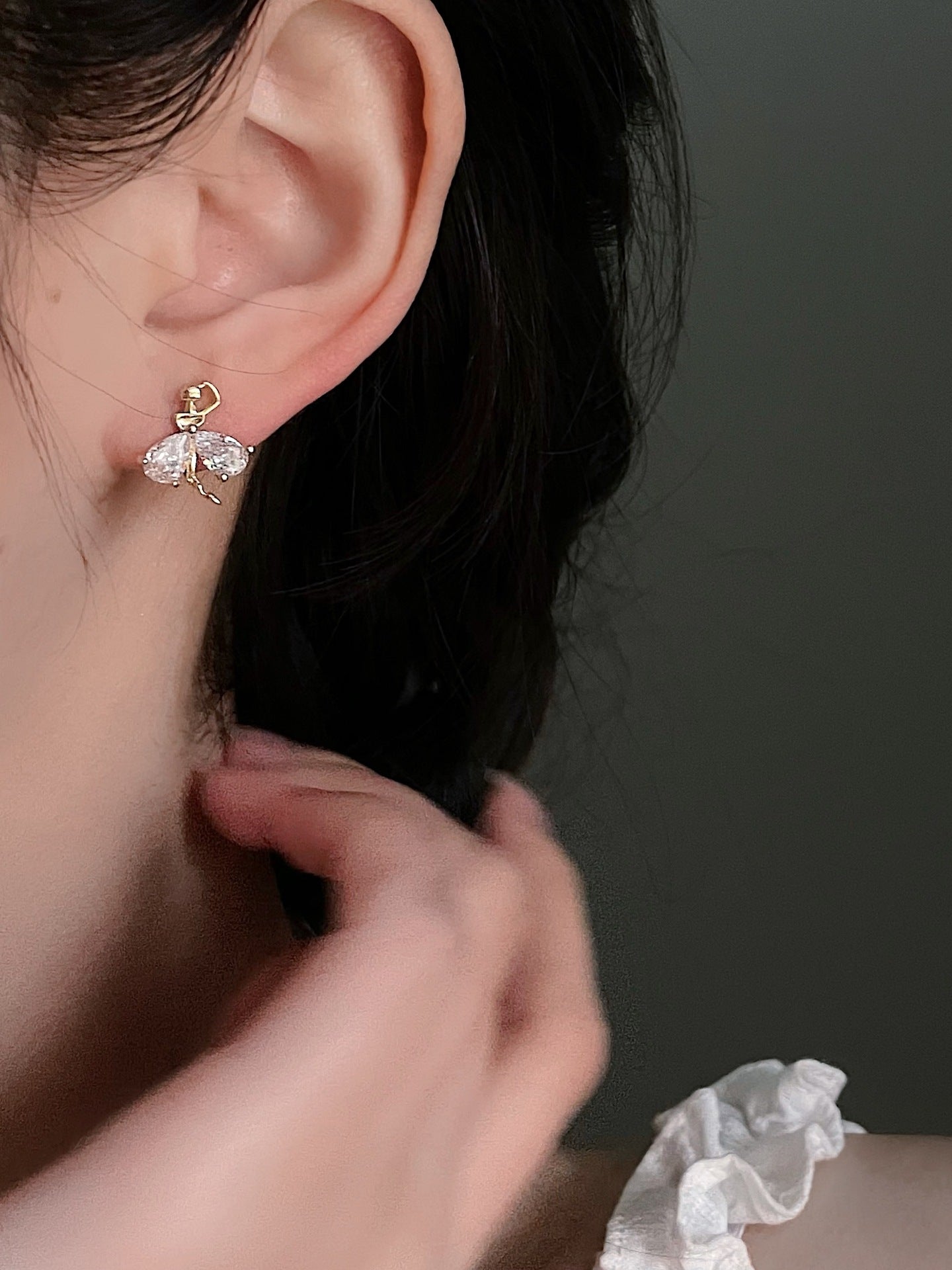 Ballet Simplicity Student Ear Clip Non-piercing Earrings-Jewearrings