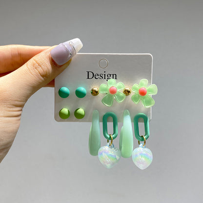 Women's Acrylic Earrings Set-Jewearrings