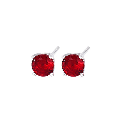 925 Sterling Silver High-grade Niche Zircon Stud Earrings-Jewearrings