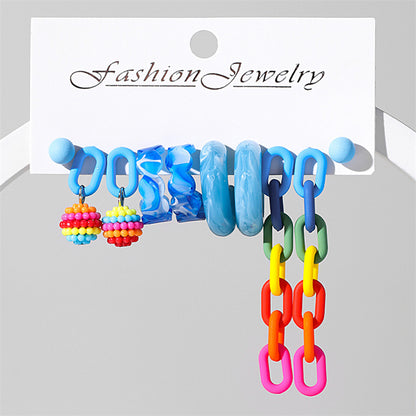 Women's Acrylic Earrings Set-Jewearrings