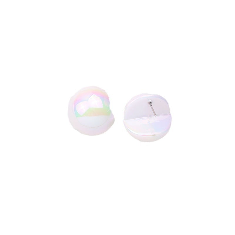 Summer Fashion Magic Color Bean-shaped Stud Earrings-Jewearrings