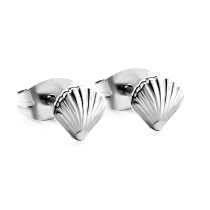 European And American New Ins Shell Stud Earrings Simple Fashion Commuter All-matching-Jewearrings