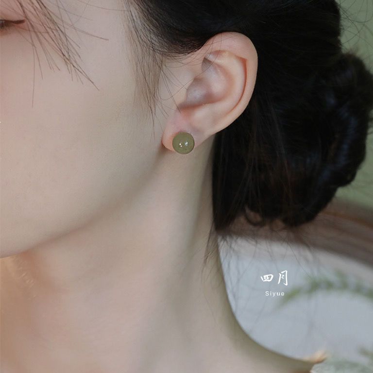 925 Sterling Silver Needle Non-allergic Ear-caring National Style Earrings Mosquito Coil Ear Clip-Jewearrings