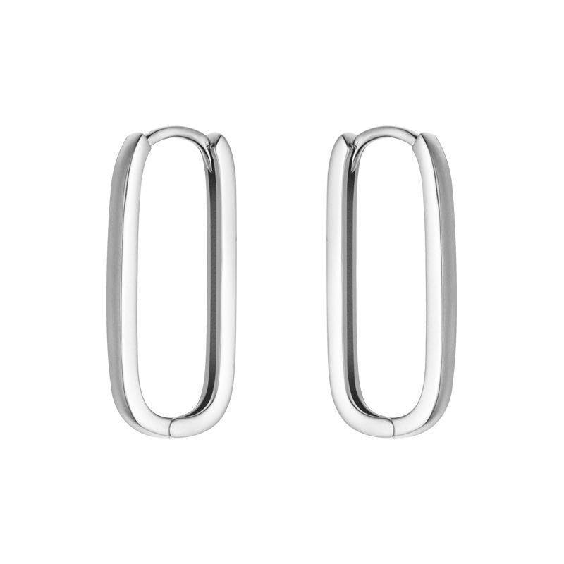 New S925 Sterling Silver Trendy Earrings Temperamental Cold Style Petite Earrings Women-Jewearrings