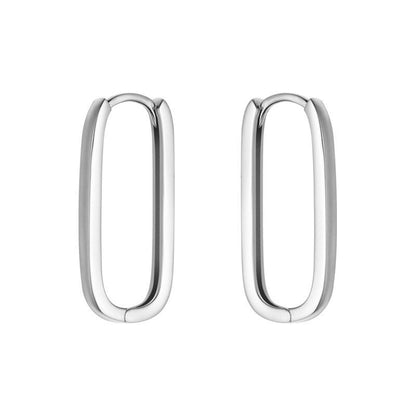 New S925 Sterling Silver Trendy Earrings Temperamental Cold Style Petite Earrings Women-Jewearrings