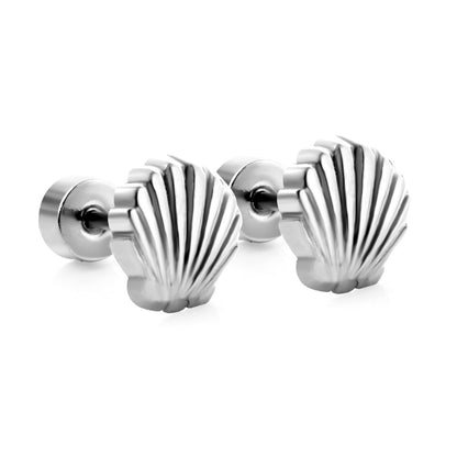 European And American New Ins Shell Stud Earrings Simple Fashion Commuter All-matching-Jewearrings