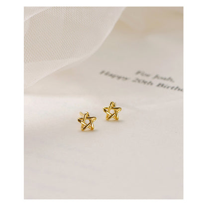 Silver Stud Earrings For Women Special-interest Design-Jewearrings