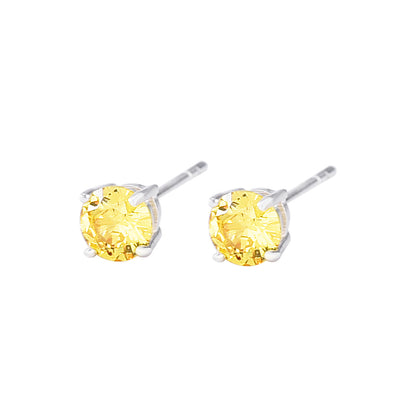 925 Sterling Silver High-grade Niche Zircon Stud Earrings-Jewearrings