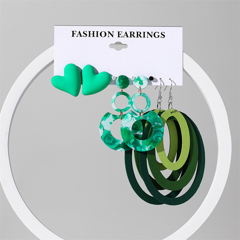 Women's Acrylic Earrings Set-Jewearrings