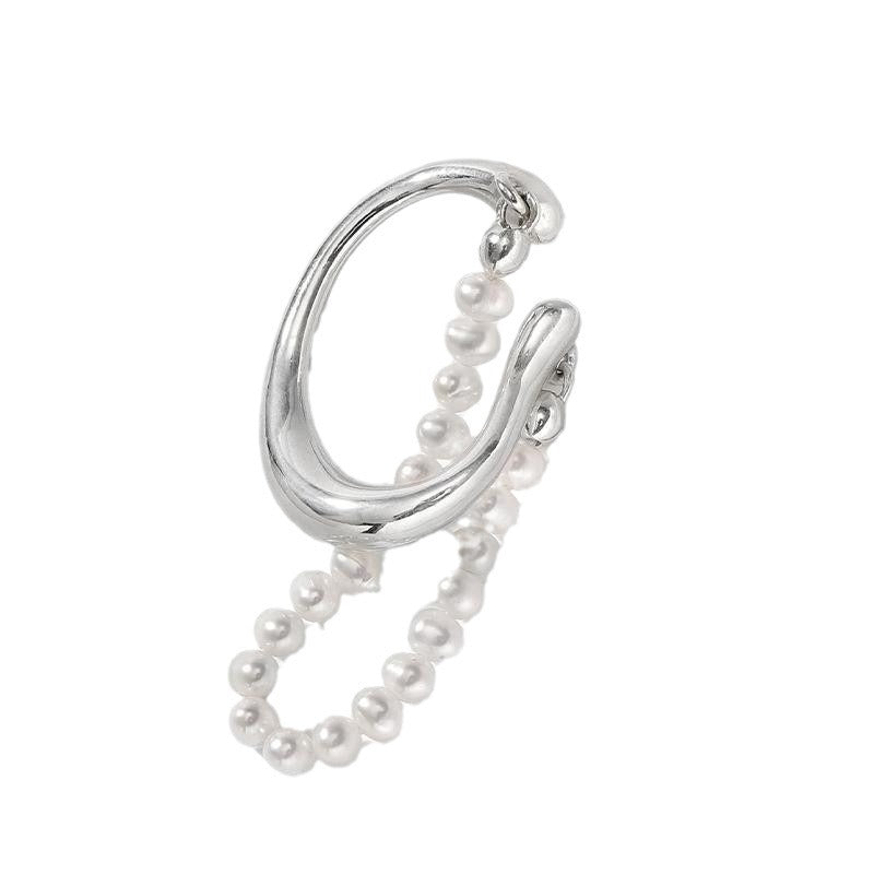 Pearl Ear Clip Women's Non-pierced Earrings-Jewearrings