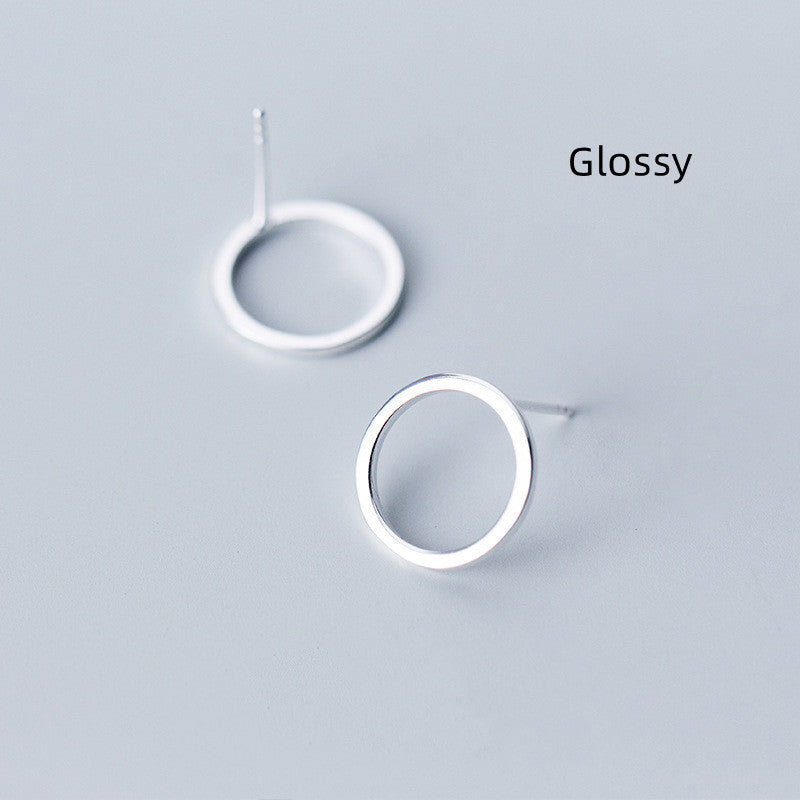 Women's Korean Style Fashion Hollow Hoop Earrings-Jewearrings