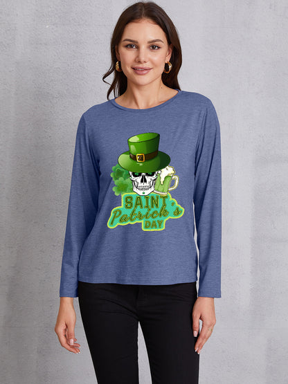 SAINT PATRICK'S DAY Round Neck T-Shirt-Jewearrings