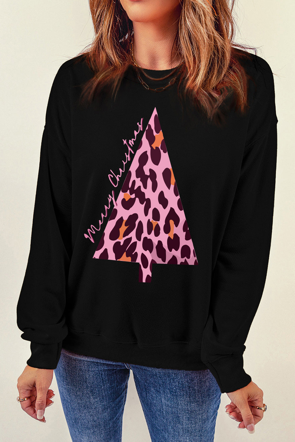 MERRY CHRISTMAS Graphic Sweatshirt-Jewearrings