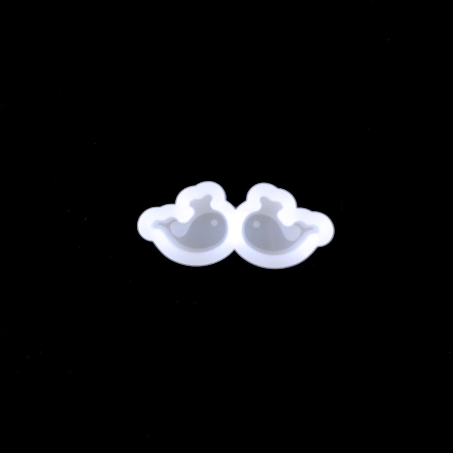 Love Stud Earrings Drop Glue Silicone Mould Butterfly Cloud-Jewearrings