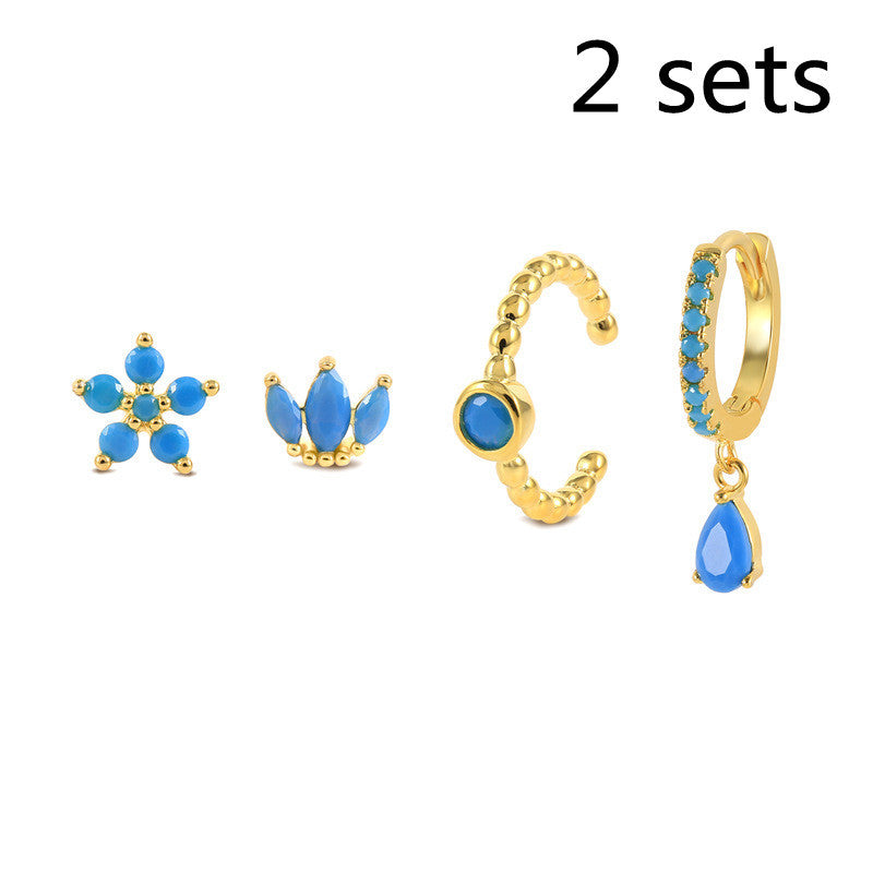 Earrings Ear Clips Bone Clip Set 4-piece Combination-Jewearrings