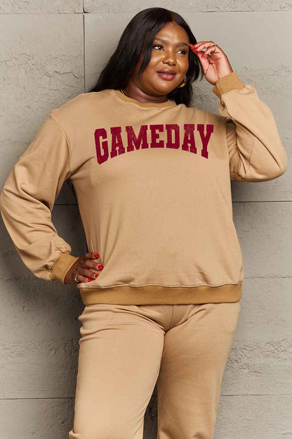 Simply Love Simply Love Full Size GAMEDAY Graphic Sweatshirt-Jewearrings