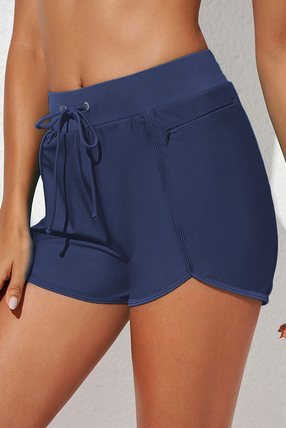 Drawstring Waist Swim Shorts-Jewearrings