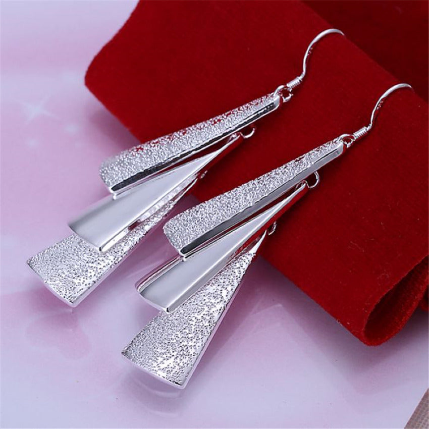 Silver Jewelry Fashion Exquisite Earrings In Europe And America-Jewearrings