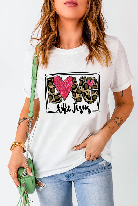 LOVE LIKE JESUS Short Sleeve T-Shirt-Jewearrings