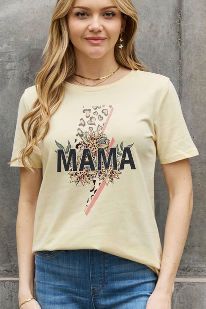 Simply Love Full Size MAMA Graphic Cotton Tee-Jewearrings