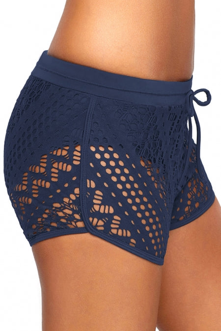 Full Size Tied Lace Swim Bottoms-Jewearrings