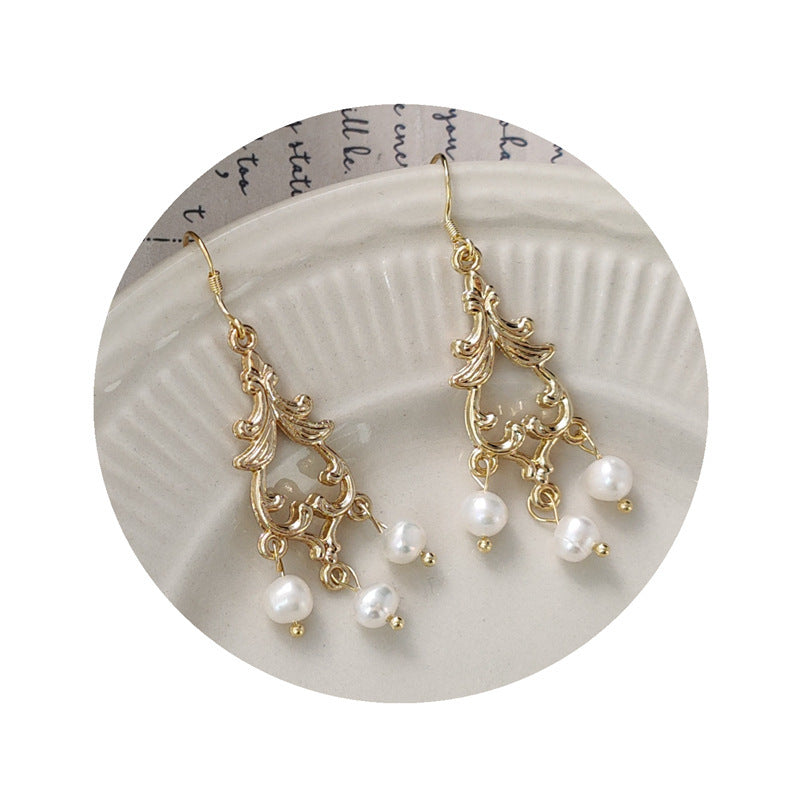 Women's Fashion Freshwater Pearl Handmade Earrings-Jewearrings