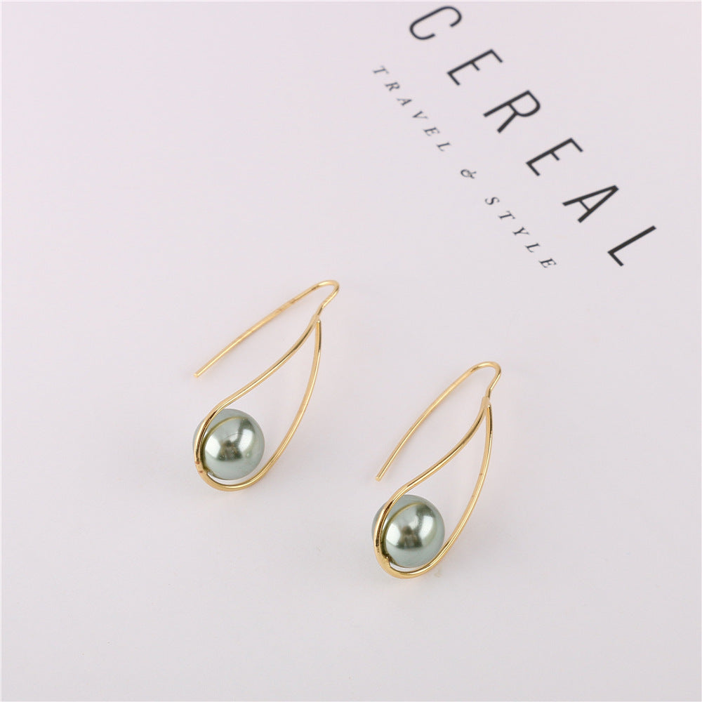 Korean Earrings Personalized Pearl Earrings-Jewearrings