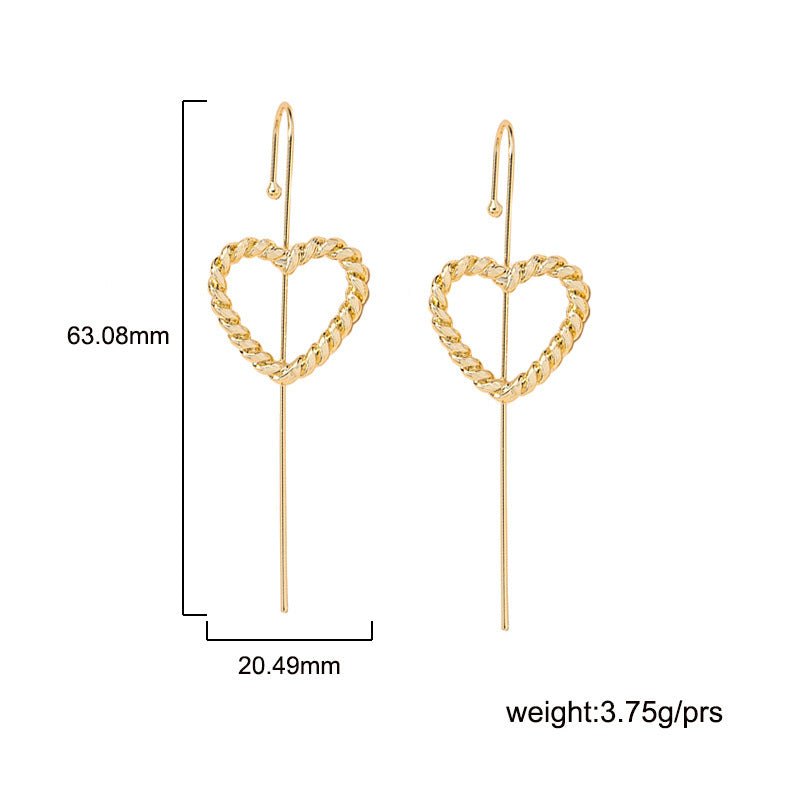 Ear-hook Earrings Simple And Cold Wind Ear Bone Clip Female-Jewearrings