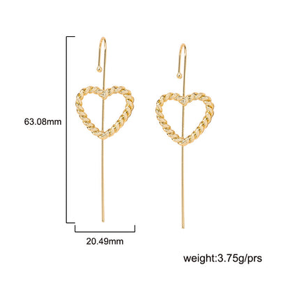 Ear-hook Earrings Simple And Cold Wind Ear Bone Clip Female-Jewearrings