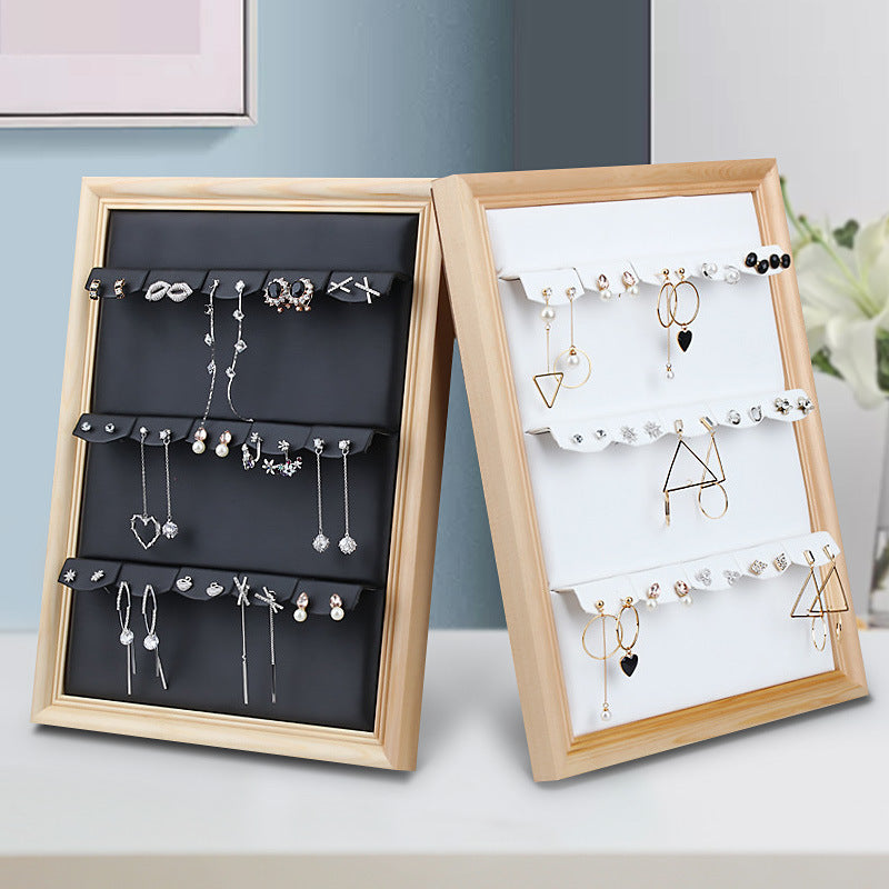 Vintage Necklace Ring Stud Earrings Storage Display Rack-Jewearrings