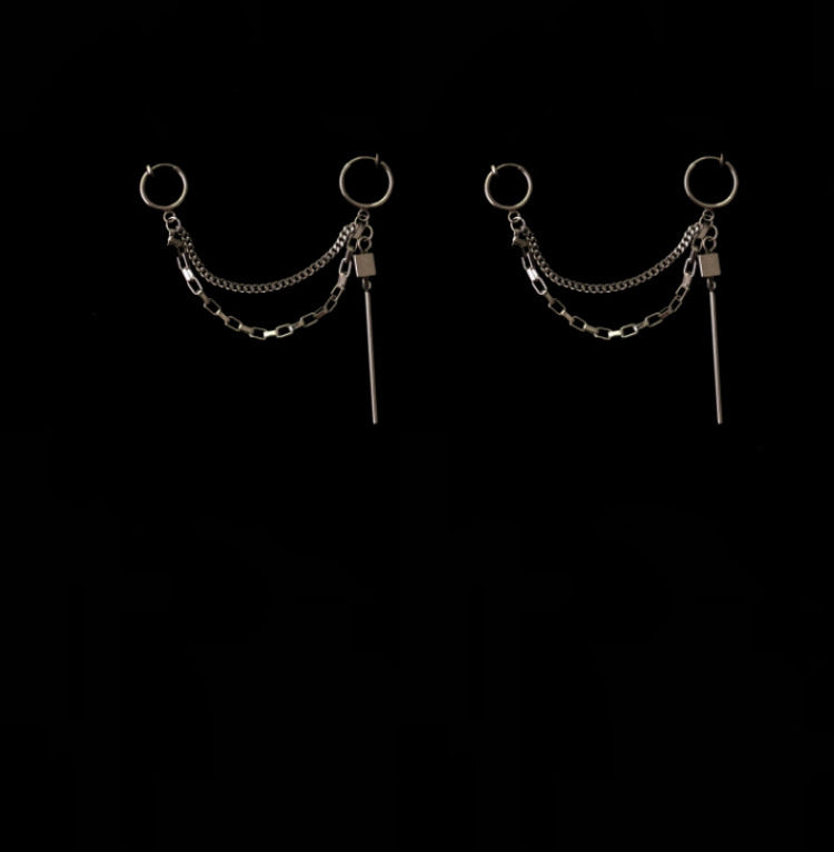 Long Stick Earrings Ear Bone Clip Earrings-Jewearrings