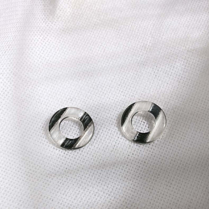 Acetate Acrylic Stud Earrings Women's Round Hollow Earrings-Jewearrings