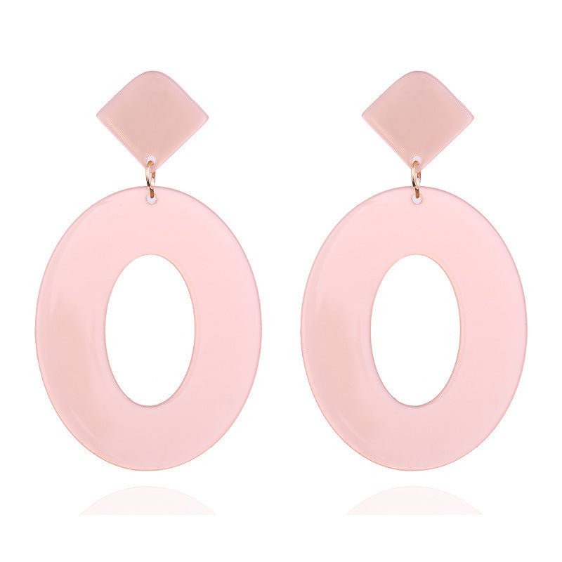 Acrylic acetate earrings-Jewearrings