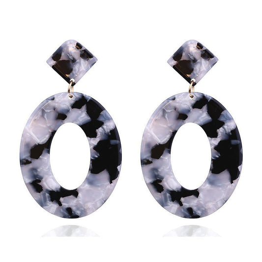 Acrylic acetate earrings-Jewearrings