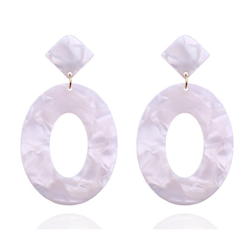 Acrylic acetate earrings-Jewearrings