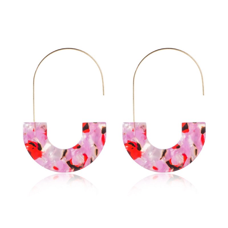 Acrylic Acrylic Stud Earrings-Jewearrings