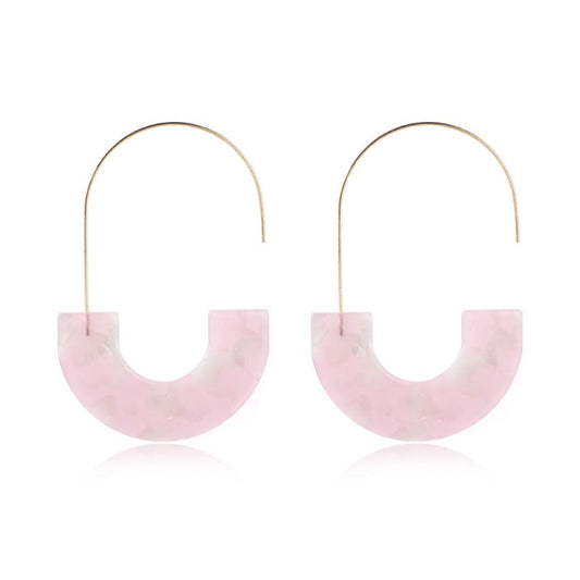 Acrylic Acrylic Stud Earrings-Jewearrings