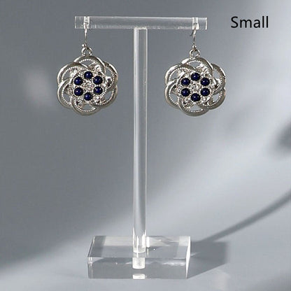 Acrylic Clear T Earring Stud Earrings Display Stand-Jewearrings