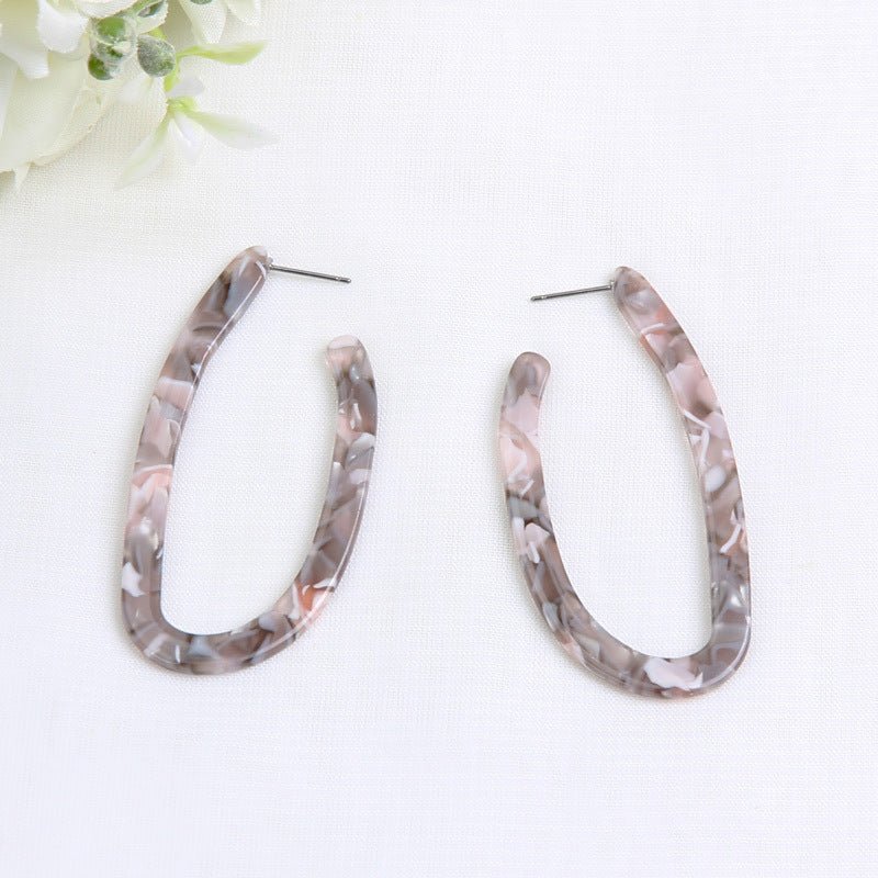 Acrylic earrings-Jewearrings