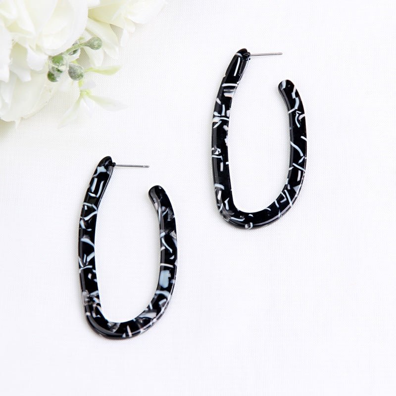 Acrylic earrings-Jewearrings