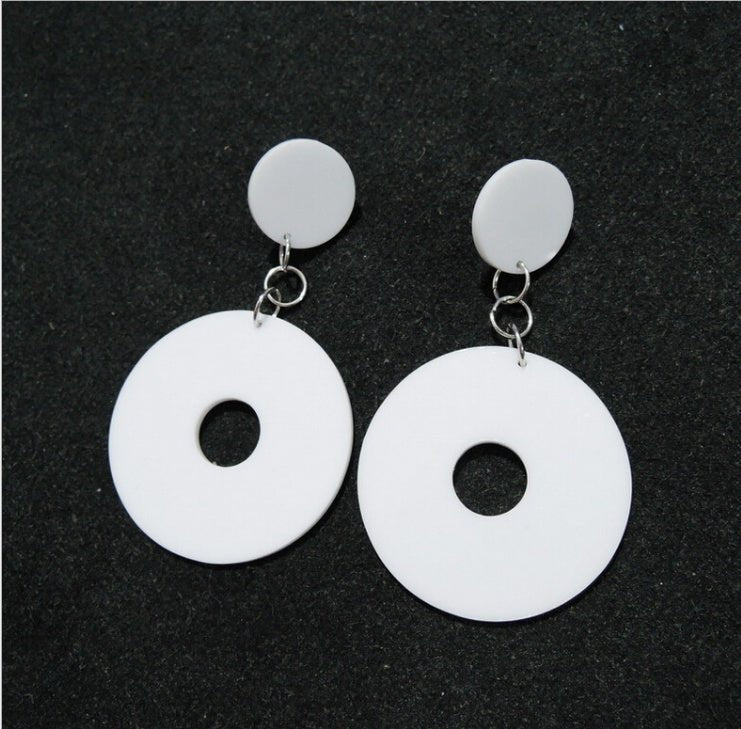 Acrylic earrings-Jewearrings