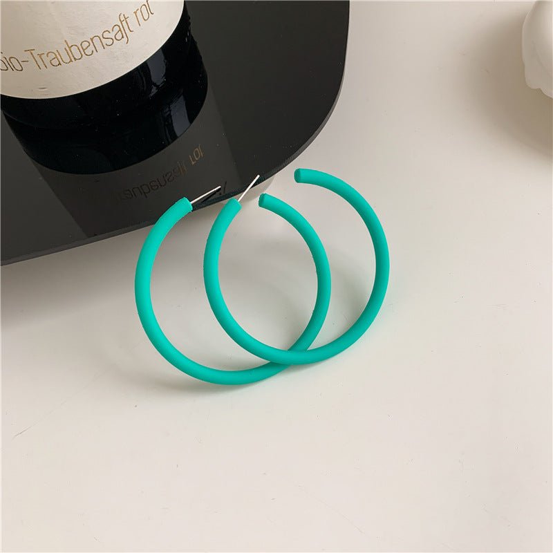 Acrylic Round Jelly Color Elegant Holiday Party Earrings-Jewearrings